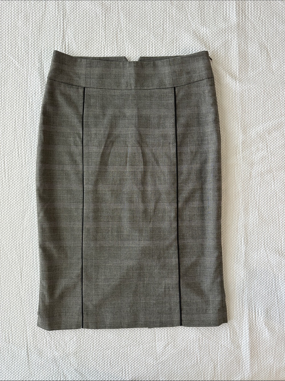 BEDO Femme Gray Glen Plaid Pencil Skirt | Size 8